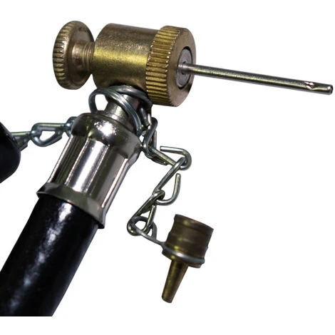 Set Adattatori Per Tubo Compressore Compatibili Con Valvole Bici Auto Valvola Dunlop Schrader - immagine 5