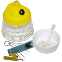 Articoli Per Aerografo Stazione Di Pulizia In Vetro Con Accessori