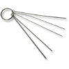 Set Di 5 Aghi Per Pulizia Ugelli Pistole Aerografo In Acciaio Inossidabile