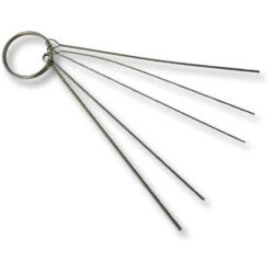 Set Di 5 Aghi Per Pulizia Ugelli Pistole Aerografo In Acciaio Inossidabile