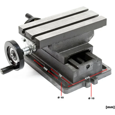 Tavola A Croce Di Precisione 170x85mm Piano Di Lavoro Assi XY Per Fresatura - immagine 5