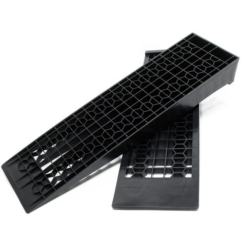 Rampa Di Livellamento In Plastica Super Piatta Per Auto 1 Coppia Max 3 Tonnellate Per Camper - immagine 2