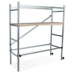 Ponteggio Trabattello Con Ruote Mobile Impalcatura Per Edilizia Morsetti Scala