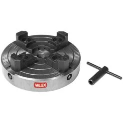 Mandrino A 4 Griffe Indipendenti E Reversibili VALEX 1461019 Per Torni Da Legno - Ø Mandrino 154 Mm