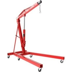 Gru Gruetta Idraulica Da Officina Per Sollevamento Con Pompa Doppio Effetto 2000kg