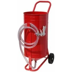 Varan Motors - NESB-08 Sabbiatrice Mobile Su Ruote 50kg - 40L + Pistola A Spruzzo E Ugello