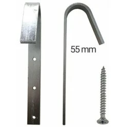 Crochets En Acier Pour échelle De Meunier Bois - Vendus Par Paires - CRO/2BOIS