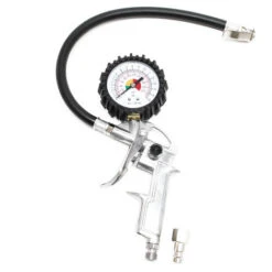 Pistola Di Gonfiaggio Pneumatici Universale Con Manometro Pressione 16 Bar