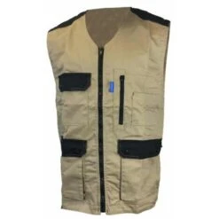 CEPOVETT Kargo Pro Gilet Da Lavoro Leggero - Beige E Nero - Taglia 1