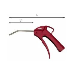 USAG 927 B Pistola Soffiaggio Canna Corta 108mm In Plastica Antiurto Progressiva