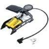 Gonfiatore Pompa Pedale Manometro 2 Cilindri Auto Moto Bici 11BAR/160PSI J44B01