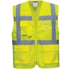 Portwest Gilet Ad Alta Visibilita Giallo Athens Meshair, Misura: S (46/48)