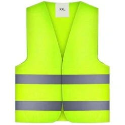 Giubbotto Catarifrangente XXL Emergenza Auto Gilet Fluorescente