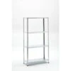 Garden Friend Scaffale In Metallo A 4 Ripiani, 45kg Per Ripiano, H 147 X L 75 X P 30 Cm