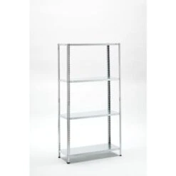 Garden Friend Scaffale In Metallo A 4 Ripiani, 45kg Per Ripiano, H 147 X L 75 X P 30 Cm