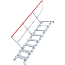 Scala A Gradini Per Soppalco Industriale - Altezza Raggiung. : 0.84m - 22110604