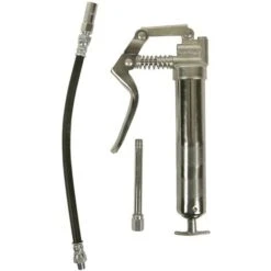 POMPA INGRASSATORE PISTOLA GRASSO ARIA MANUALE 100ML TUBO E FLESSIBILE 126