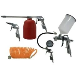 Kit 5 Utensili Pneumatici Foxcot Per Compressore Aria