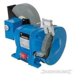 Smerigliatrice Mola Molatrice Da Banco Affilatrice Lucidatrice 250 W Silverline