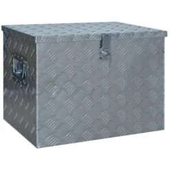 Scatola In Alluminio 610x430x455 Mm Argento VidaXL
