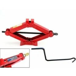 CRIC A PANTOGRAFO 1500 KG SOLLEVATORE OFFICINA SOLLEVAMENTO CRICK SOLLEVA 1,5 TON