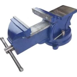 MORSA DA BANCO GIREVOLE 125 Mm INCUDINE PROFESSIONALE IN GHISA E ACCIAIO