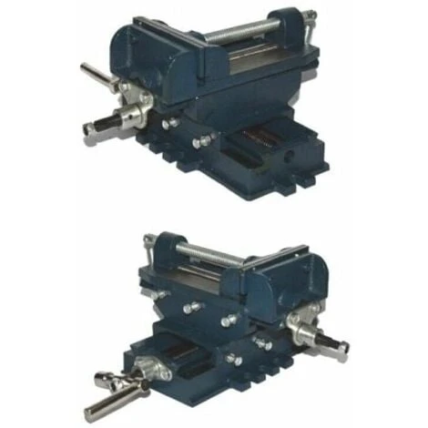 MORSA A CROCE 100 MM GANASCE TRAPANO A COLONNA DA BANCO BANCONE