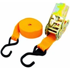 Cinghia A Cricchetto 4.5 M Fune Corda Fermabagagli Con Gancio Di Ancoraggio