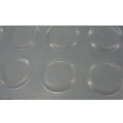 Copripavimento Bullonato In Pvc Da 100 Cm Grigio Rotolo 25 Metri Spessore 1,2mm