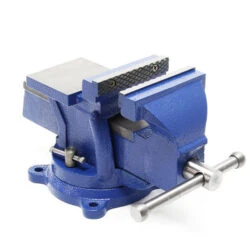 Morsa Da Banco Heavy Duty Con Incudine E Ganascia Di Serraggio 100 Mm Sollecitazioni Pesanti