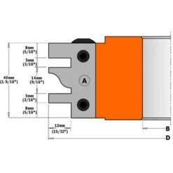 695.014D COPPIA COLTELLI X ANTINE M+F -FISSO- HW 40X24,5X2 (D)