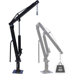 Gru Di Sollevamento Max 900 Kg Girevole A 360° Gru Di Carico Per Pick-up