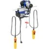 MSW Verricello Argano Winch Elettrico 600W 300Kg 230V Cavo Di 12M Con Carrello Nuovo