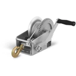 MSW Argano Manuale 1130 Kg 2500 Lb Verricello Acciaio Zincato Con Fune Di 10 Metri