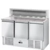 Banco Pizza Piano Di Lavoro In Granito 3 Porte 379 L Agente Frigorigeno R290
