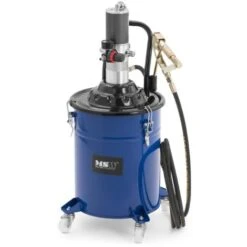 MSW Ingrassatore Pmatico A Barile 20 Litri Mobile Pressione Pompa 300-400 Bar