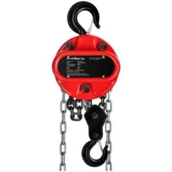 Paranco Manuale A Catena Acciaio 3 Tonnellate Catena G80 Da 3 M Con Maglia 8 Mm