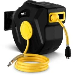 MSW Avvolgitubo Aria Compressa Avvolgitore Tubi Pmatico Arrotolatore 15 M 18 Bar