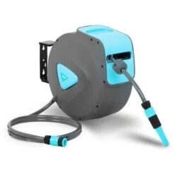 Avvolgitubo Acqua Automatico Avvolgitore A Parete Tubo Irrigazione 20 + 2 M