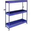 Monster Racking - Scaffale Blu Per Van E Furgone In Acciaio Inossidabile Con 3 Ripiani 116,5cm X 115cm X 34,8cm