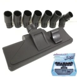 SPAZZOLA PAVIMENTI ASPIRAPOLVERE CON RACCORDI UNIVERSALE SETOLE