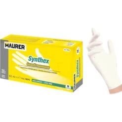 No Brand GUANTI MONOUSO NO LATTICE SYNTHEX M MAURER (CF.100PZ) - CF. SCATOLA