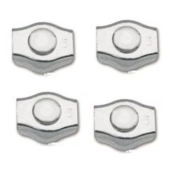 4 MORSETTI SIMPLEX IN ACCIAIO INOX 3 Mm MAGGI GROUP