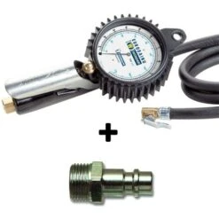 PISTOLA GONFIAGGIO WONDER BY MICHELIN BAR PSI MANOMETRO PNEUMATICI GOMME + RACC