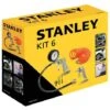 KIT STANLEY 6 PNEUMATIC KIT ACCESSORI COMPRESSORE PISTOLA SOFFIAGGIO GONFIAGGIO