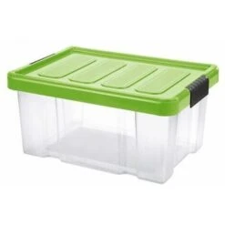 Tontarelli Puzzle Box Con Coperchio E Chiusure Di Sicurezza 14Lt Verde Gemma
