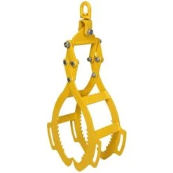 Pinza Forestale Per Legna E Tronchi Fino A 720 Mm 1500kg Di Forza Di Trazione 4 Artigli