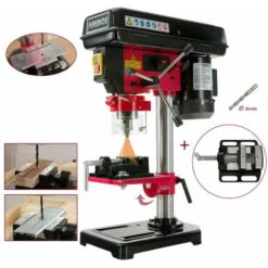 AREBOS Trapano A Colonna Da Banco 500 W Posizione Laser 2.500 Rivoluzioni Al Minuto Regolazione Del Banco: 45° – 0 – 45°