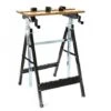Banco Da Lavoro Pieghevole Regolabile 62,5x60,5x(84,5-115,5)cm Con Portautensili Righello Goniometro