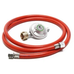 Tubo Del Gas Da 1,5 M Con Regolatore Di Pressione Da 50 Mbar. Per Attacchi In Uso In Germania